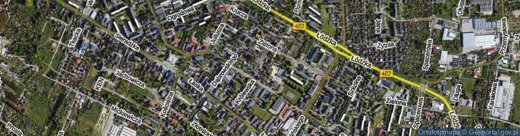 Zdjęcie satelitarne Królewska ul.